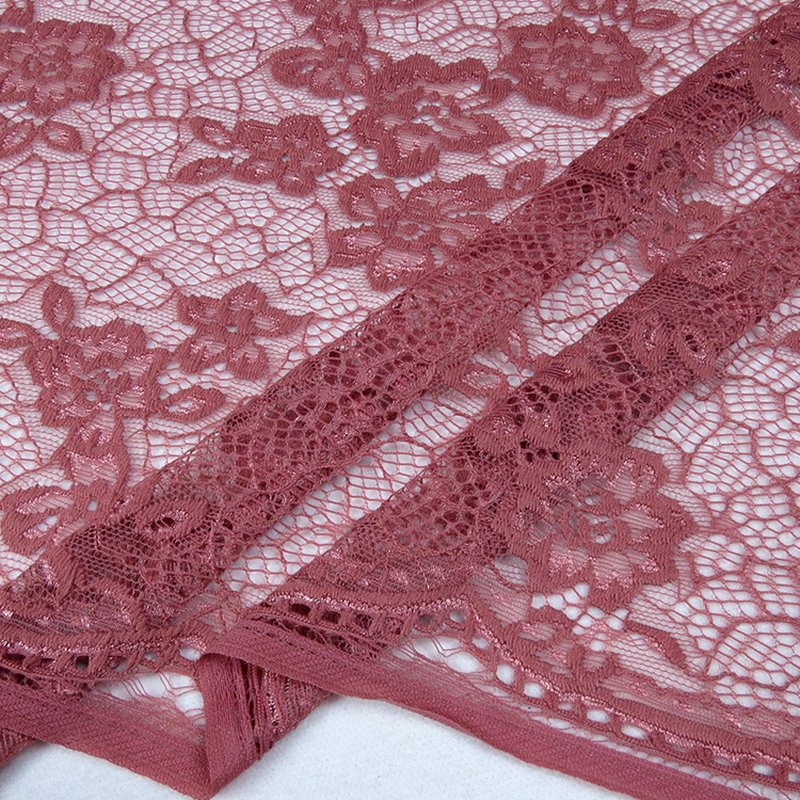 Lace Fabric Dress Small Floral Polyester for Women's Wear Wholesale Su 15